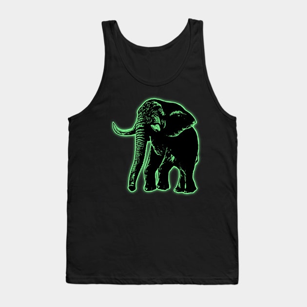 Elephant Light5 Tank Top by barmalisiRTB